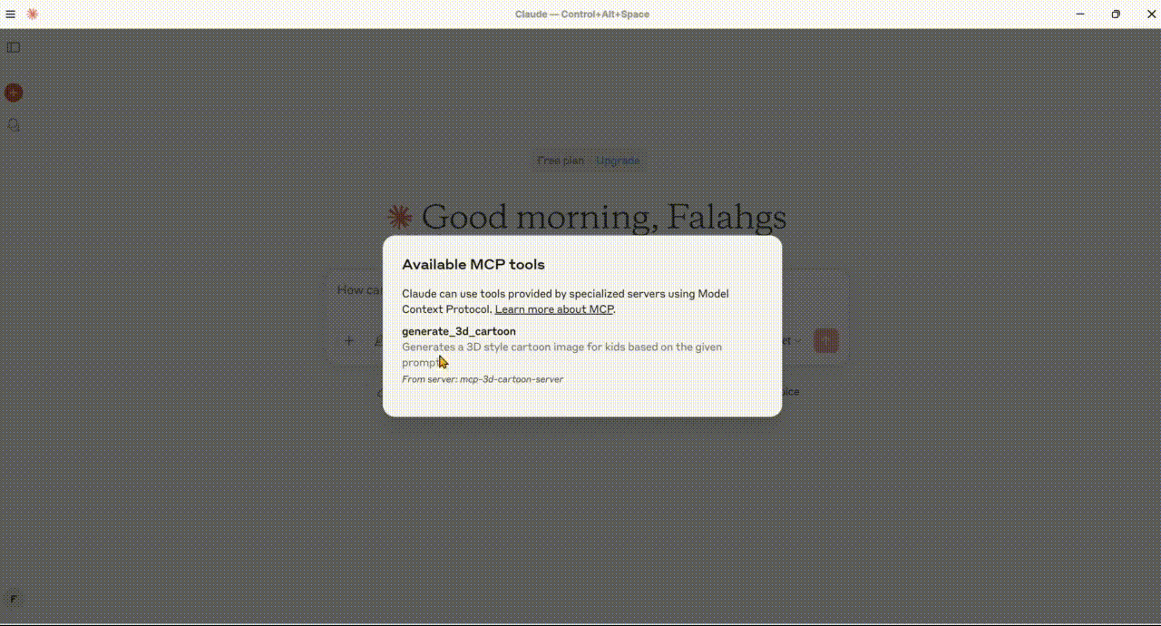 3D Cartoon Generator Demo