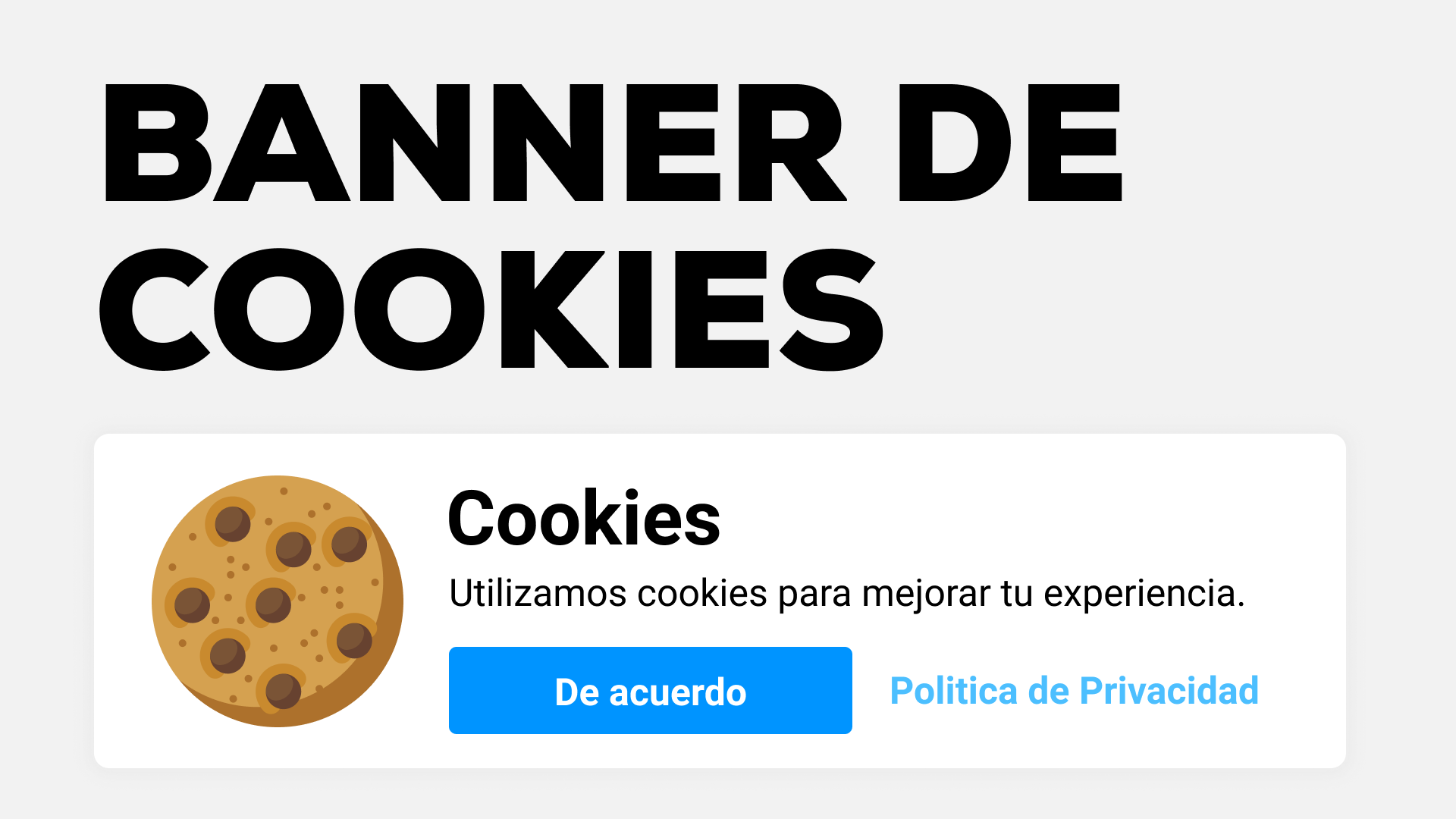 Como hacer un Banner de Cookies. La forma correcta (HTML, CSS y JS)