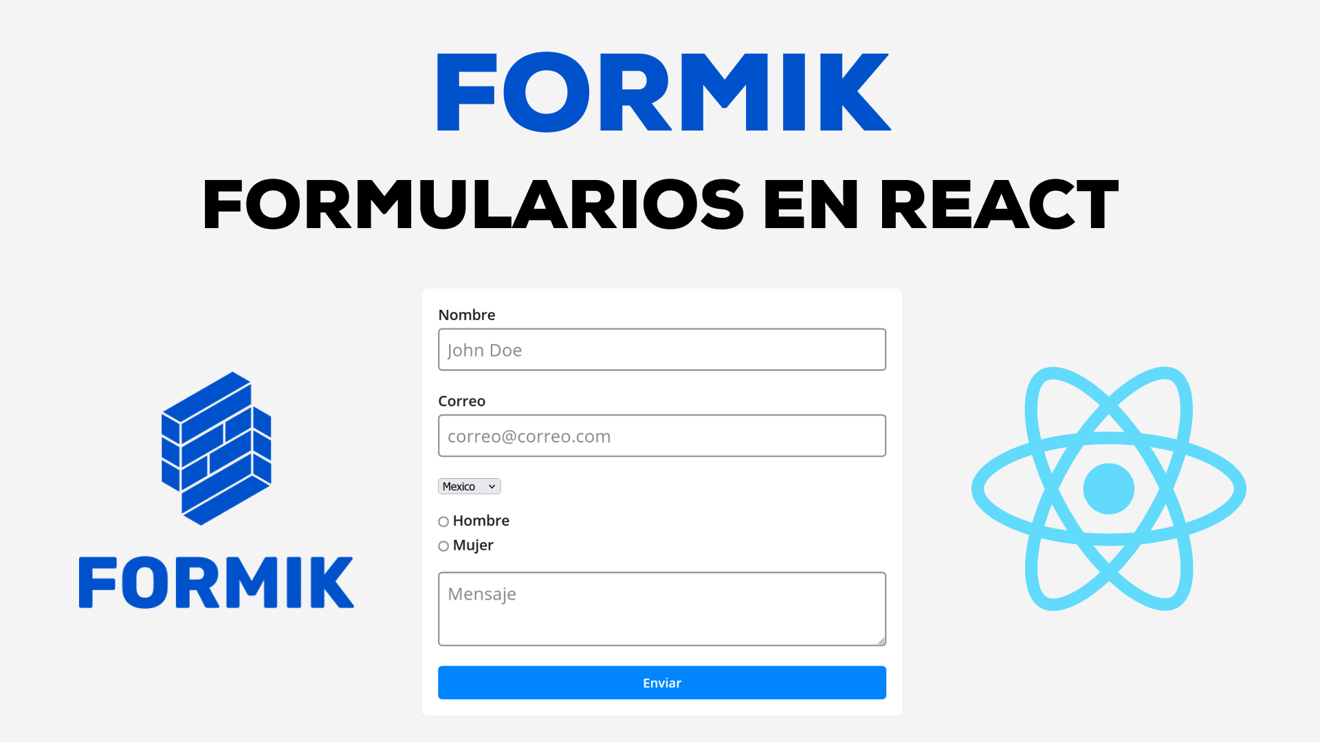 Guía de Formik  - Librería para Formularios en React