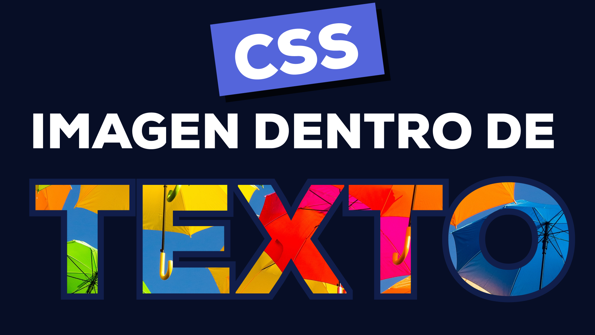 CSS | Efecto de imagen dentro de texto