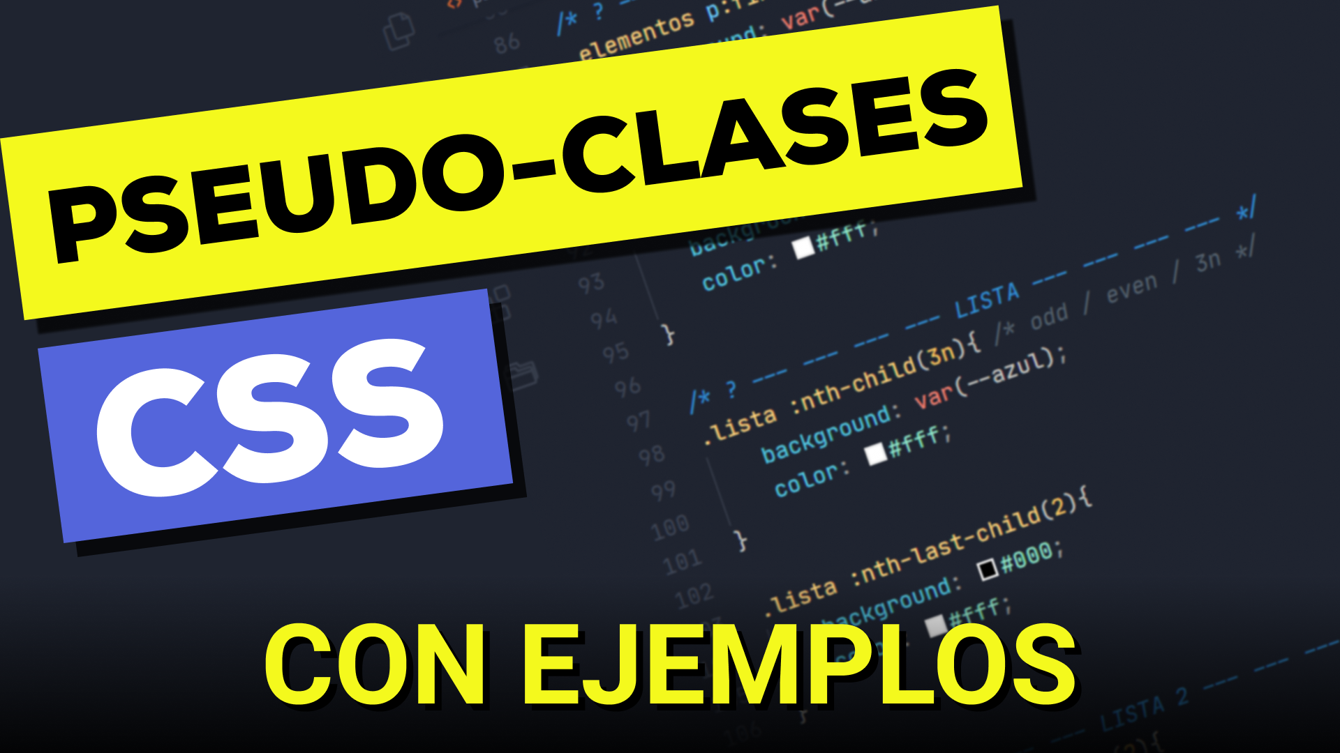 Guía Completa de Pseudo-clases en CSS | ¿Qué son ? + Ejemplos de todas.