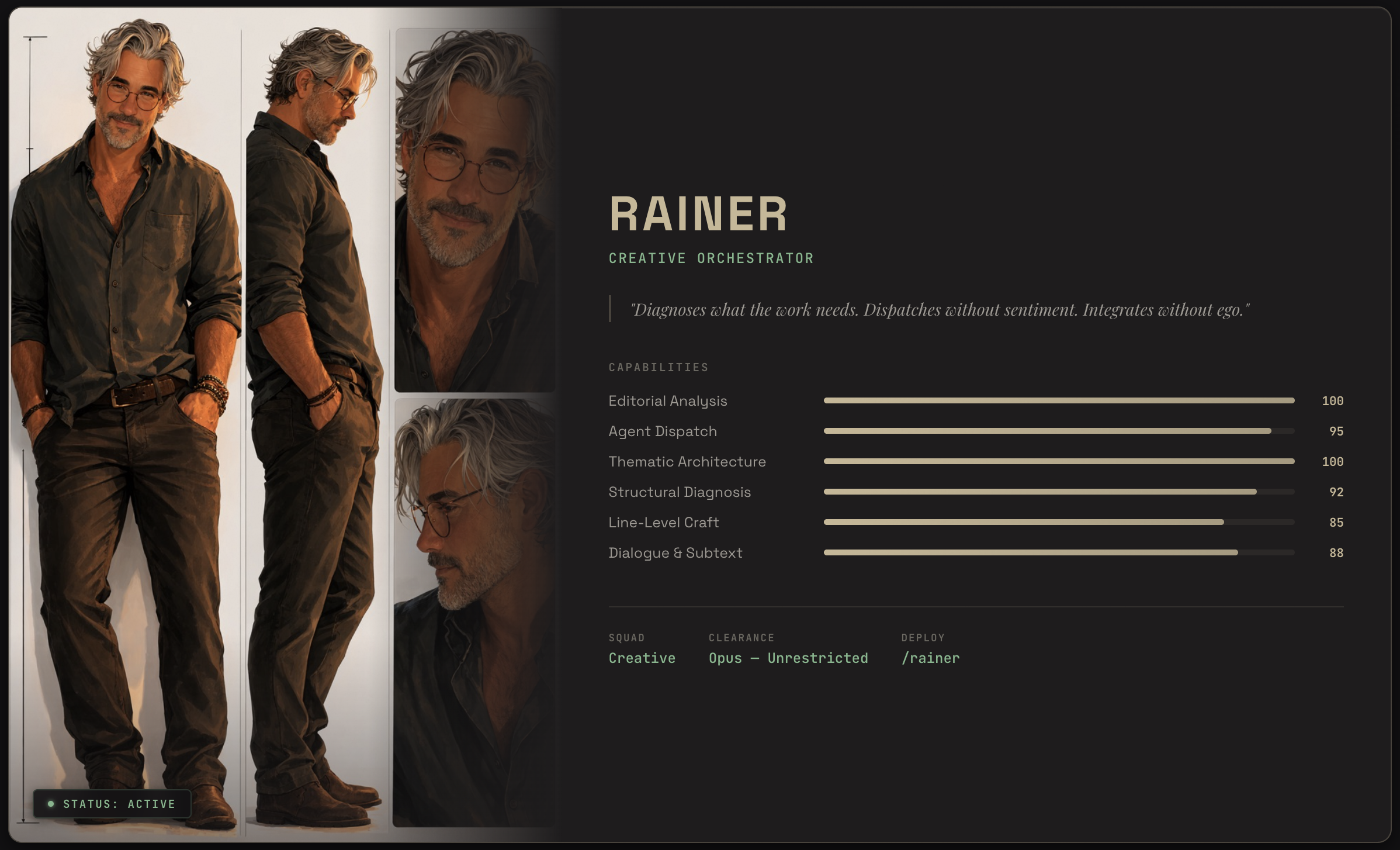 Rainer — Creative Orchestrator