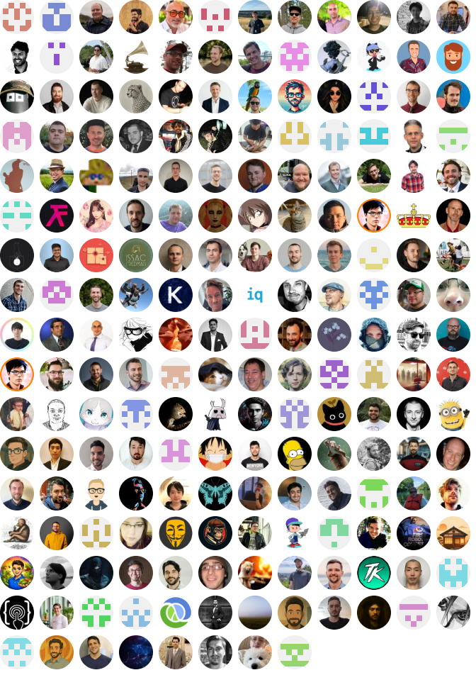 Contributors, including people who open issues. Follow the link for their names.