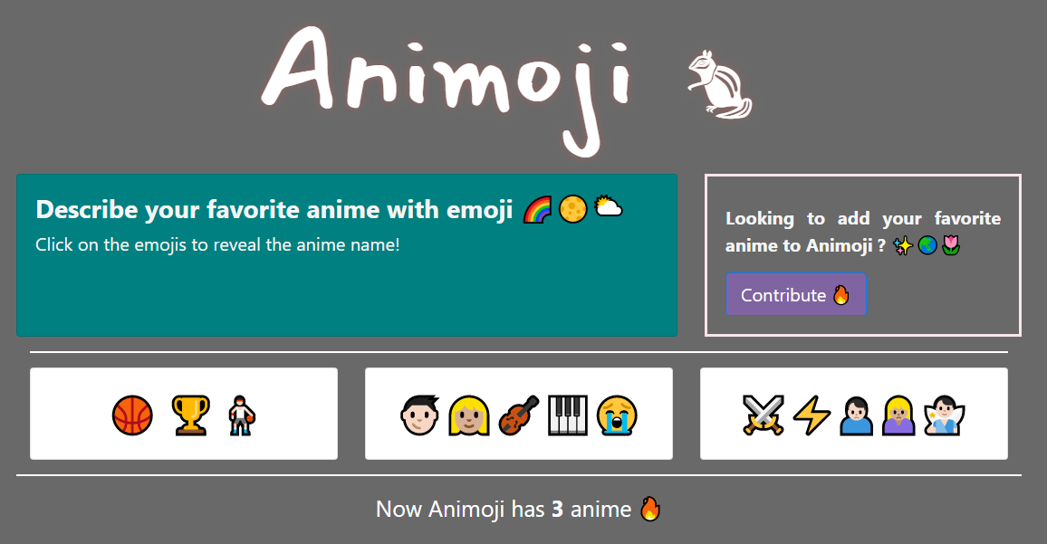 Animoji homepage image