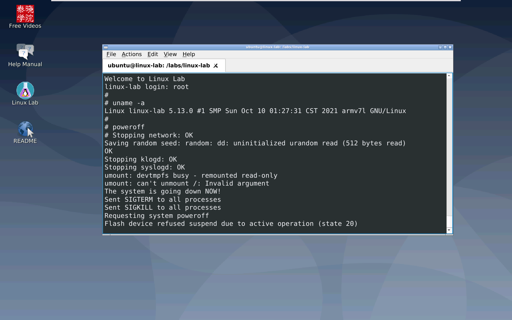 Docker Qemu Linux Lab