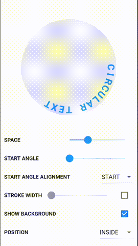 Flutter Circular Text Widget