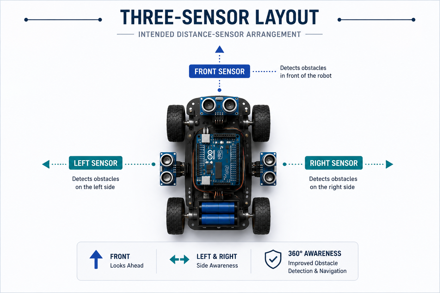 Three Sensor Layout