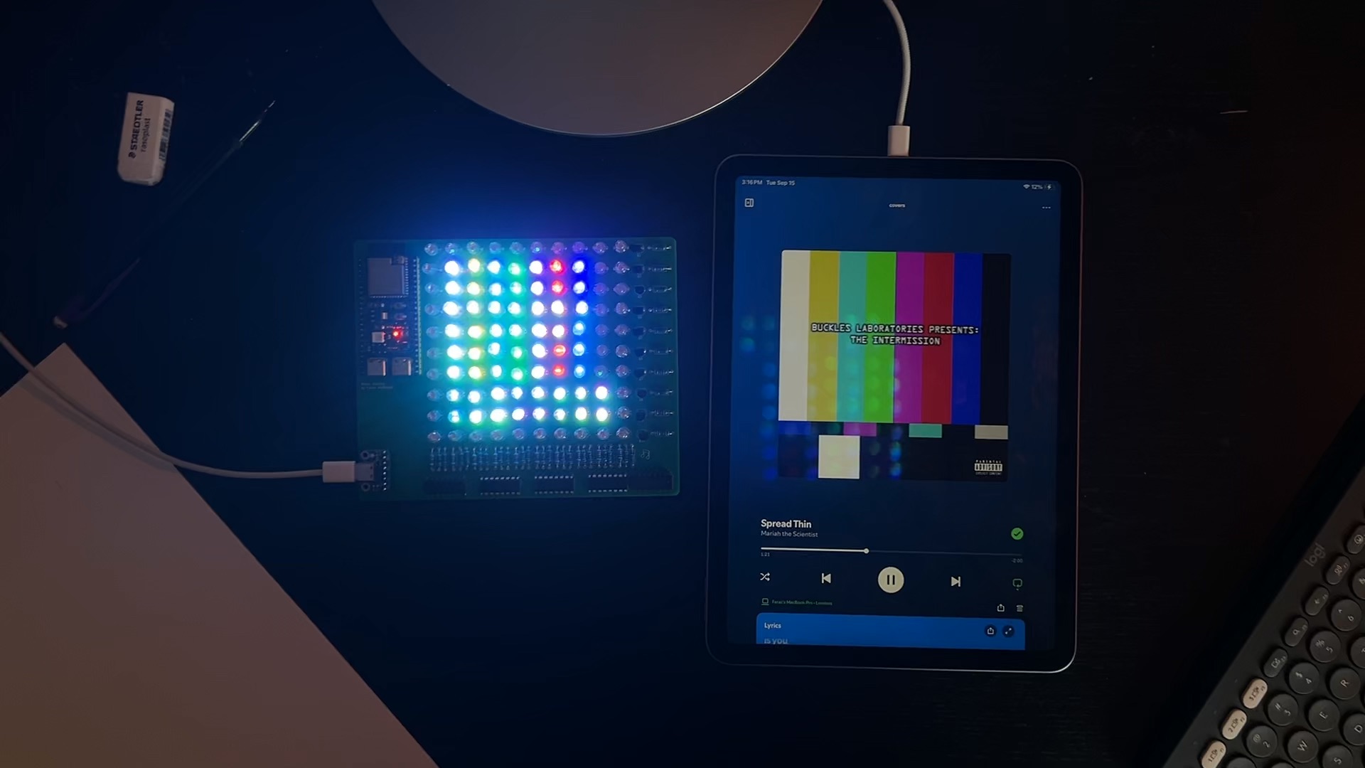 Led matrix, from the project README