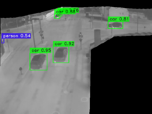Vehicle Detection in Thermal camera