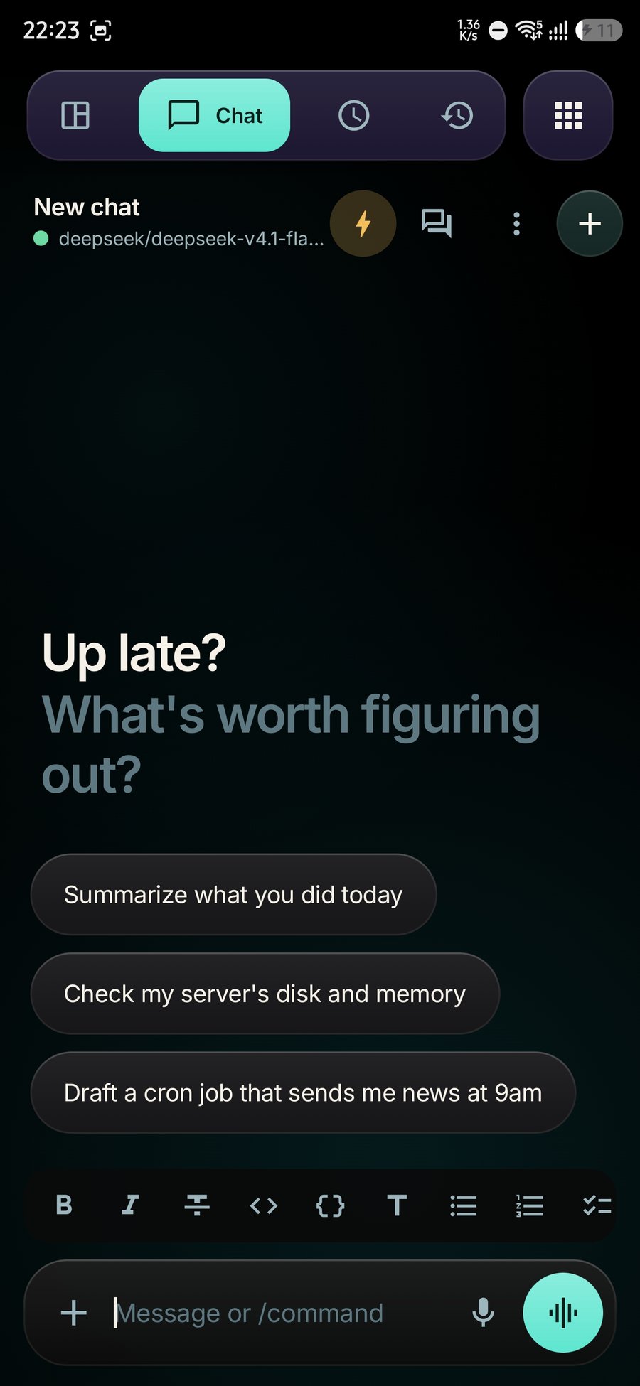 New chat