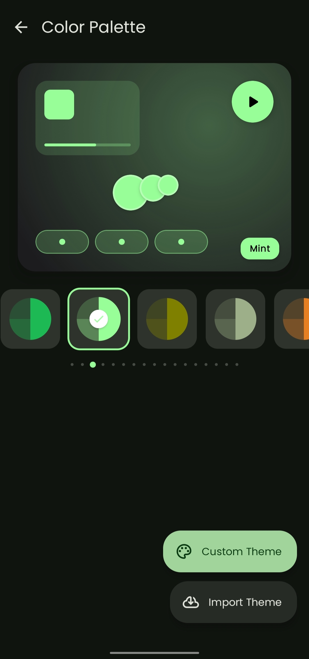 Song details and options