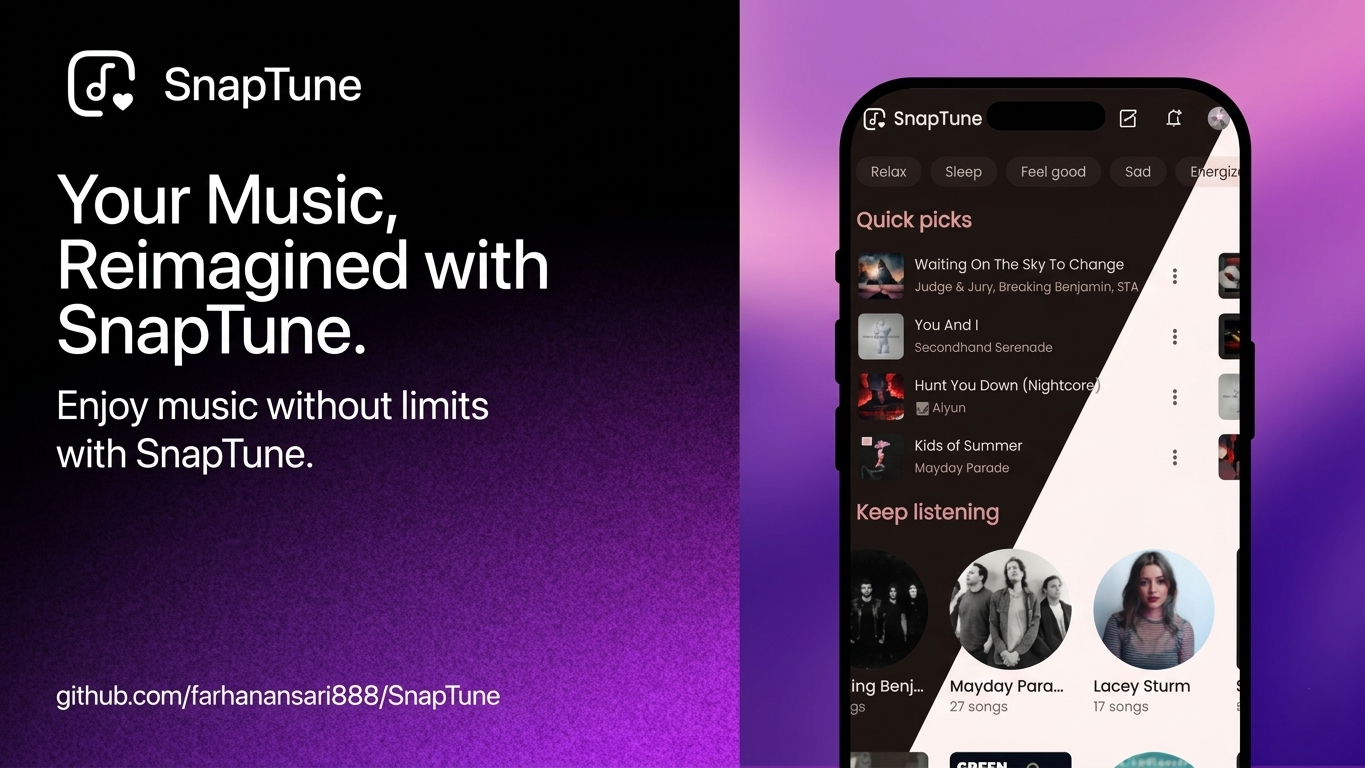 SnapTune feature showcase