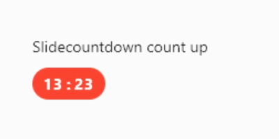slidecountdown countup