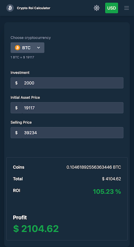 Crypto roi calculator ethereum mist tutorial