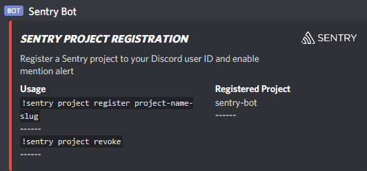 Discord Integration  Sentry Developer Documentation
