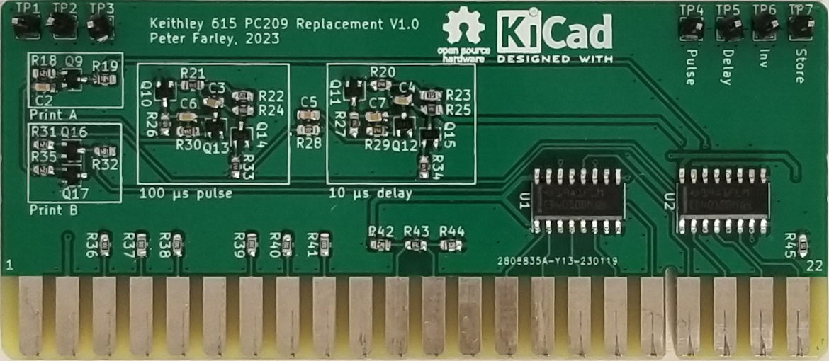 Front of PC209 board v1.0
