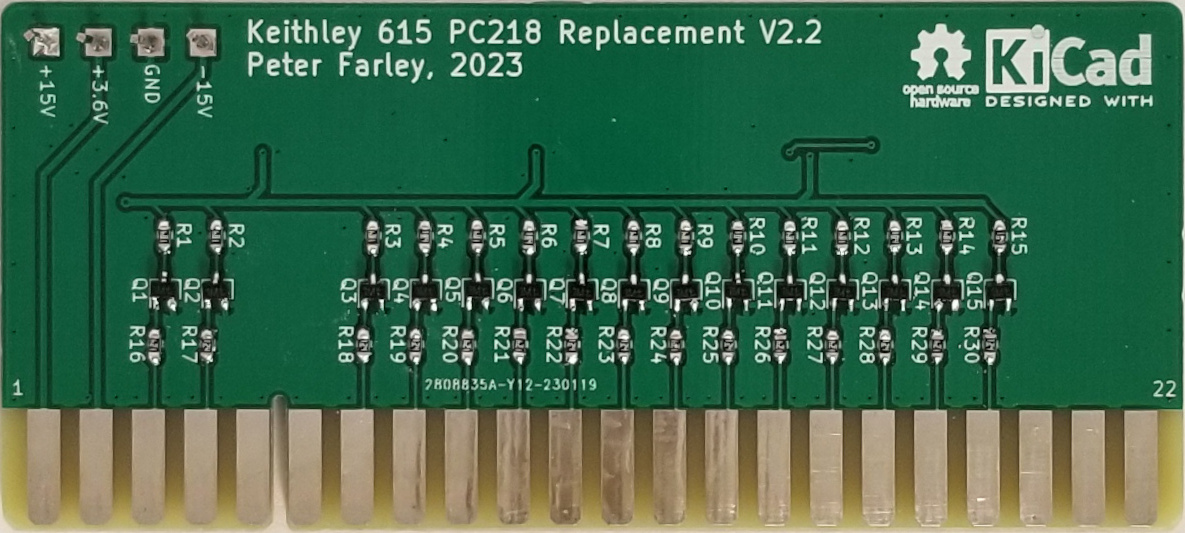Front of PC218 board v2.2