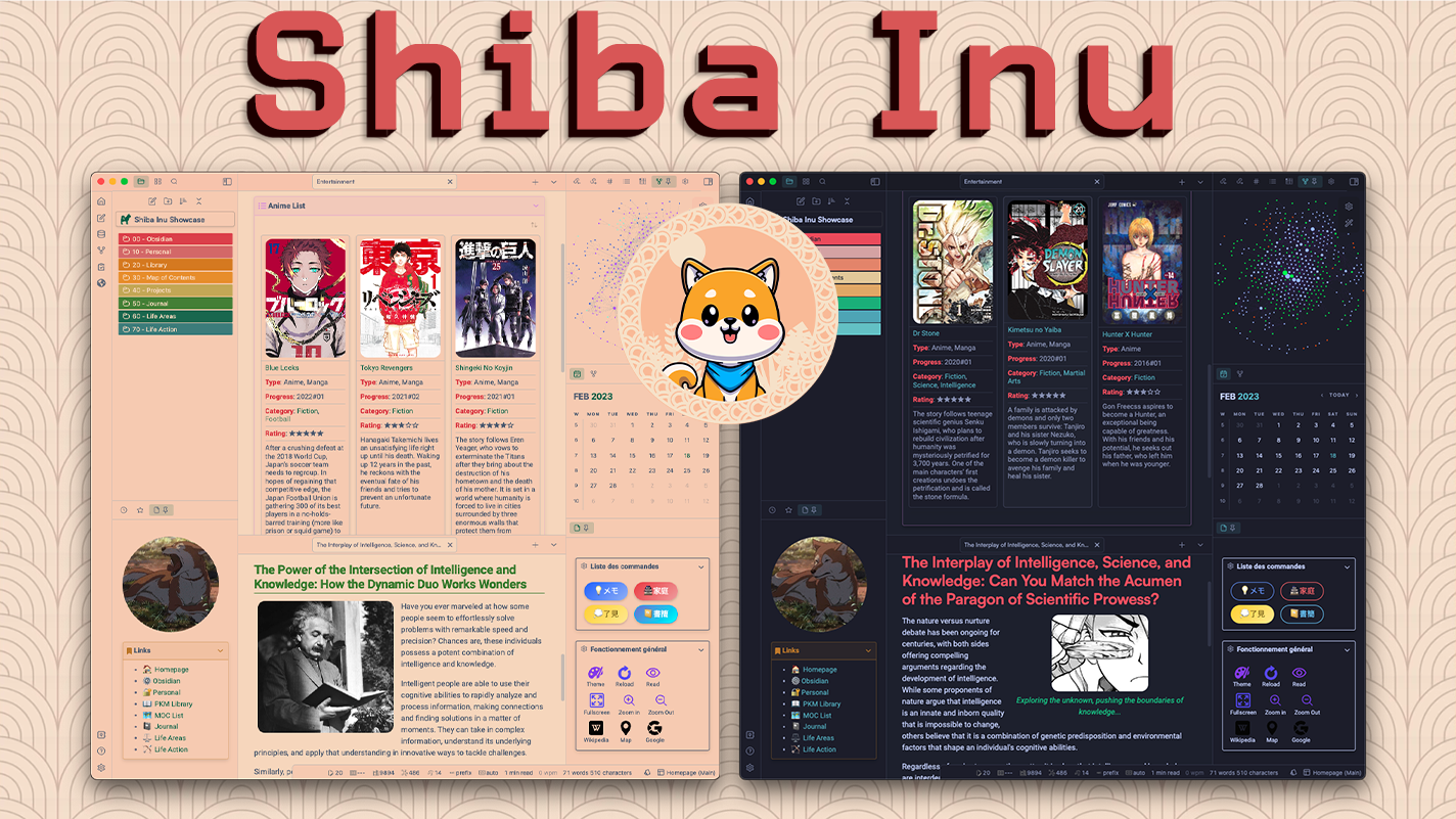 Shiba Inu Theme Screenshot