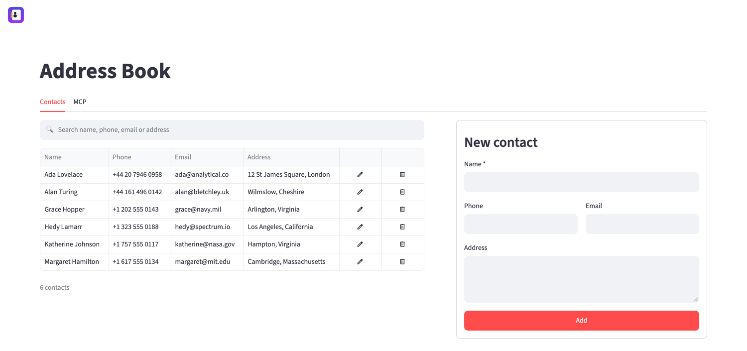 Address Book