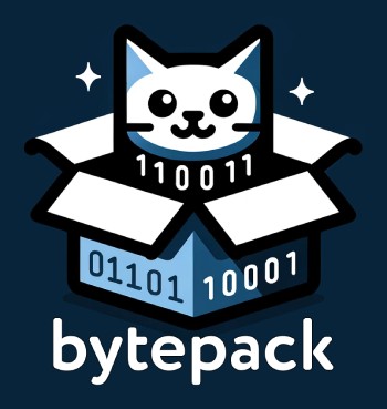 BytePack: Simple C++ Binary Serialization Library Logo