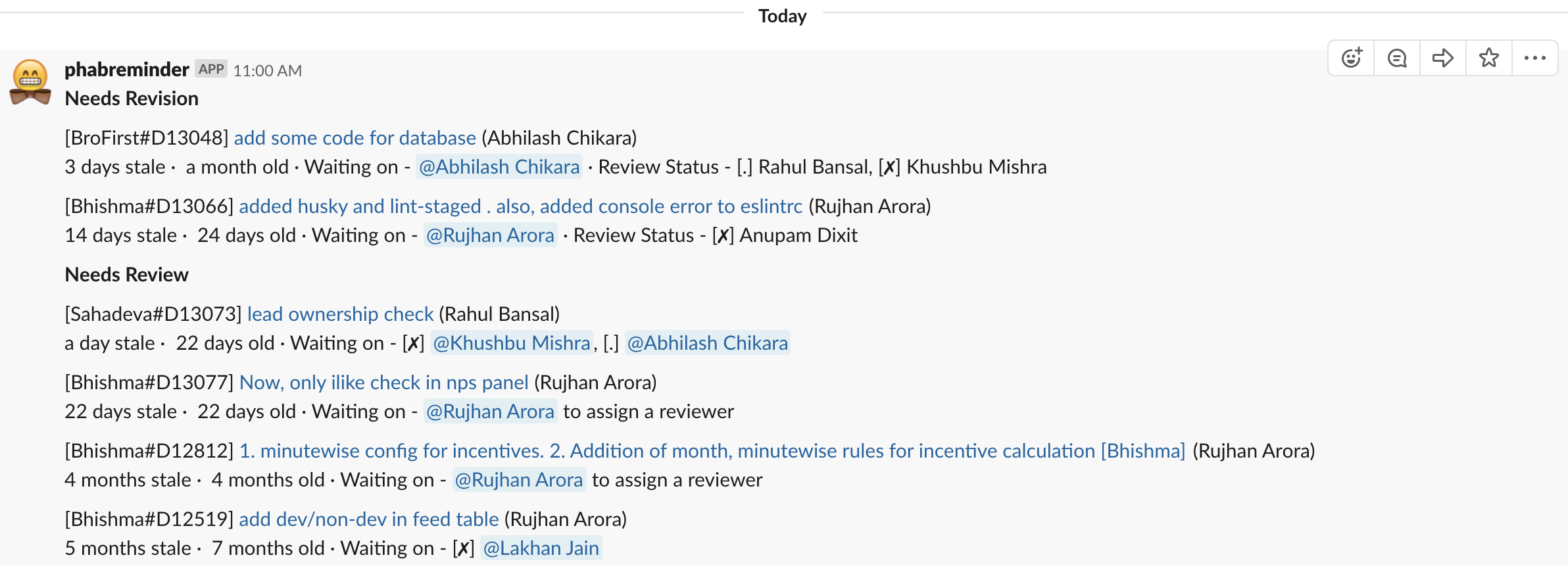 Example screenshot