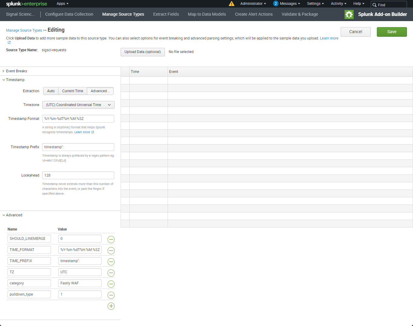 Manage Source Types