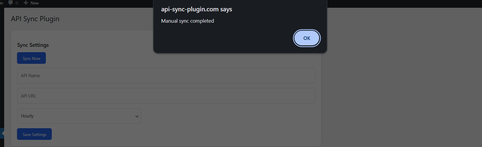 Manual Sync