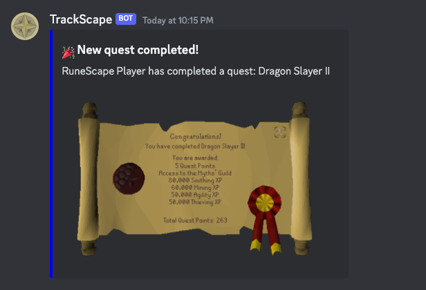 Quest Completed Broadcast