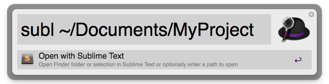 Open With Sublime Text v3 Screenshot