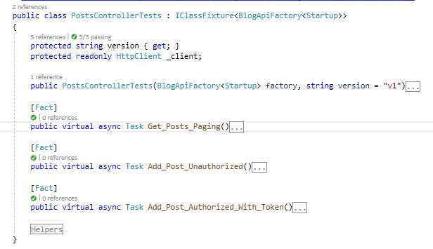 xUnit integration Tests