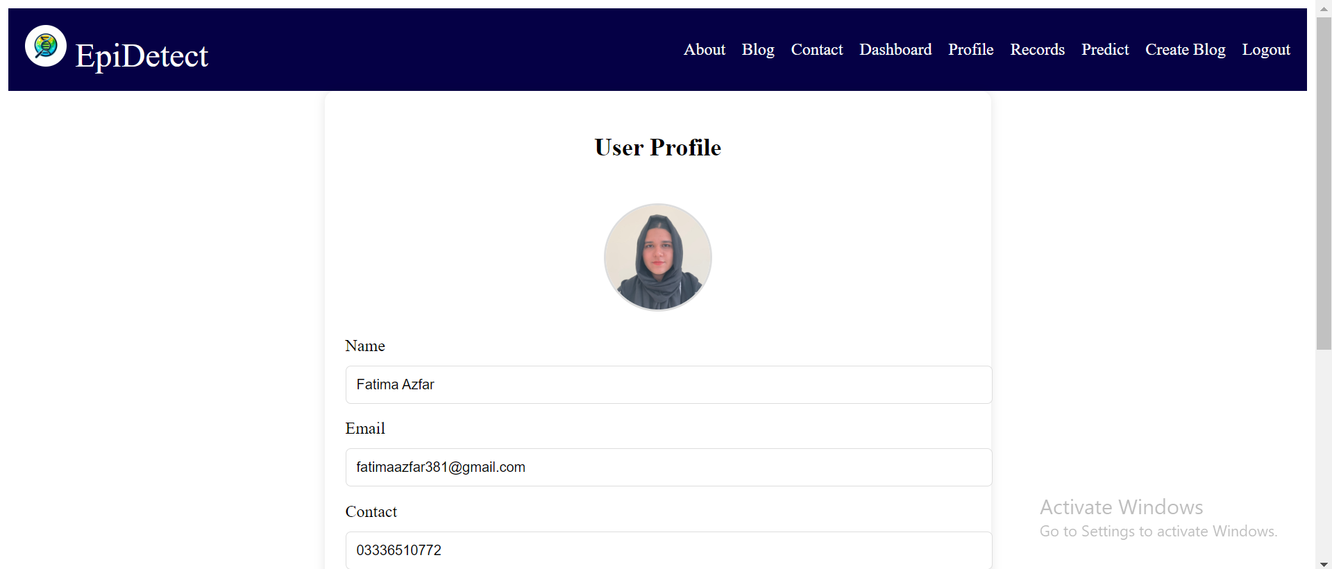 User Profile