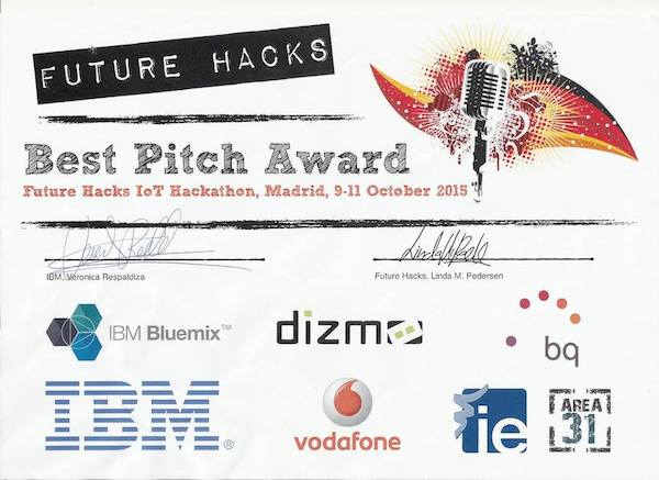 Best pitch award