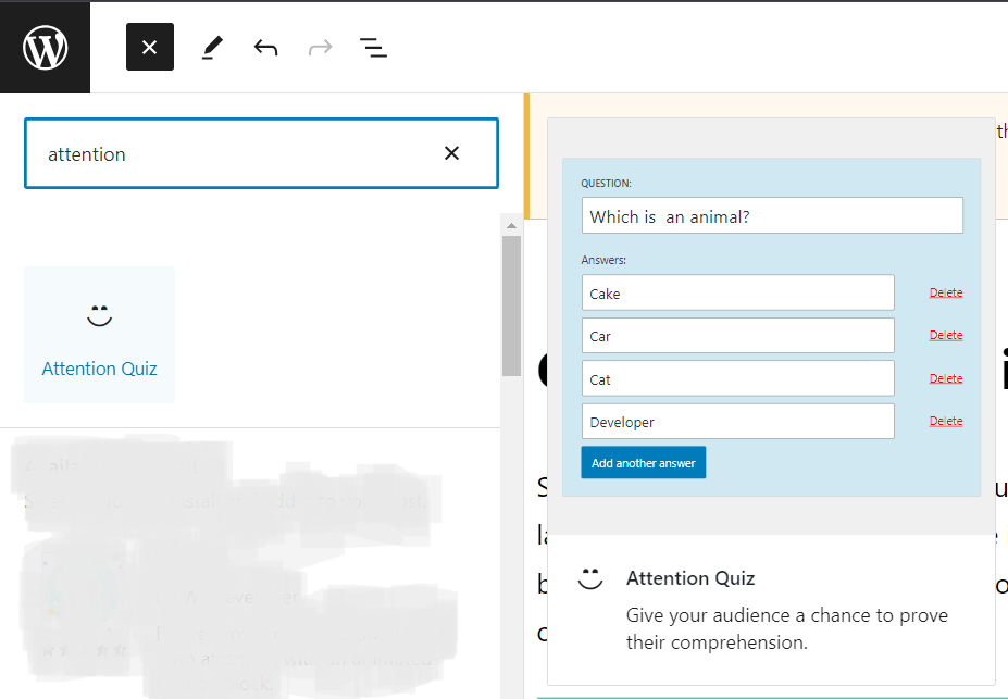 Quiz Admin Panel
