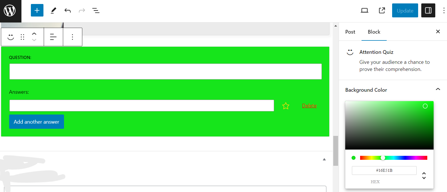 Quiz Admin Panel