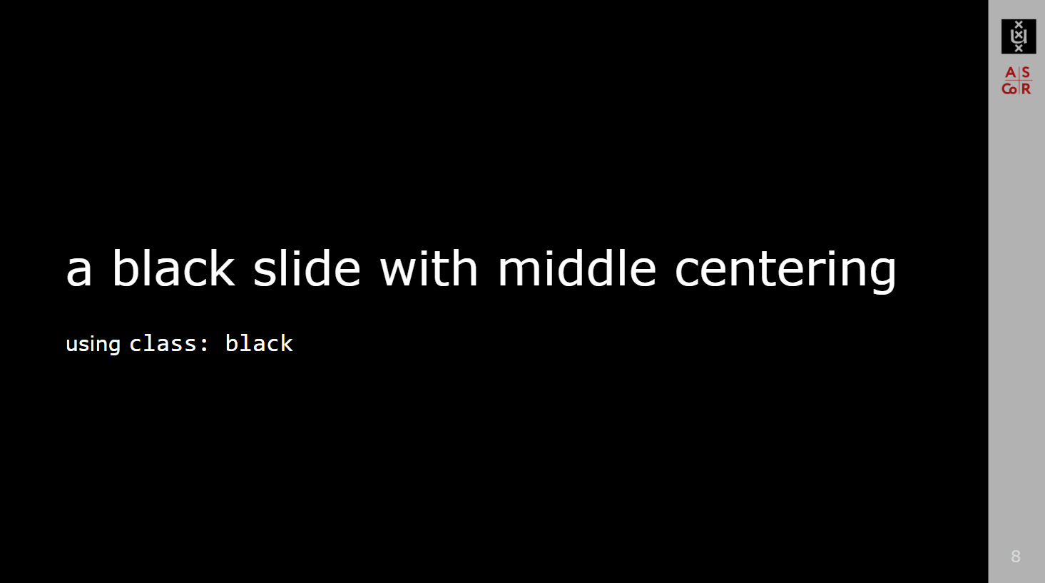 Black Slide