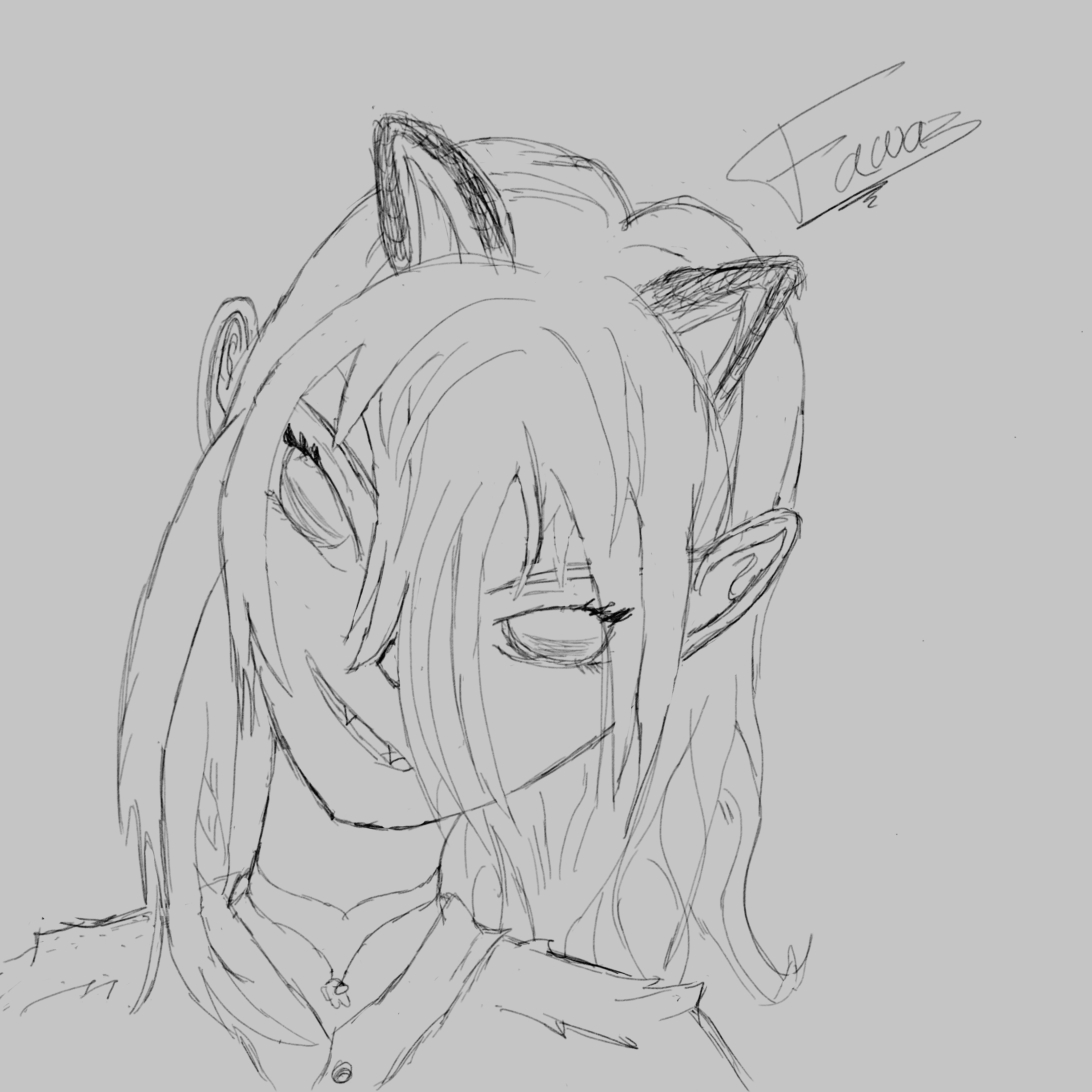 I think this looks decent but without shading the character looks flat