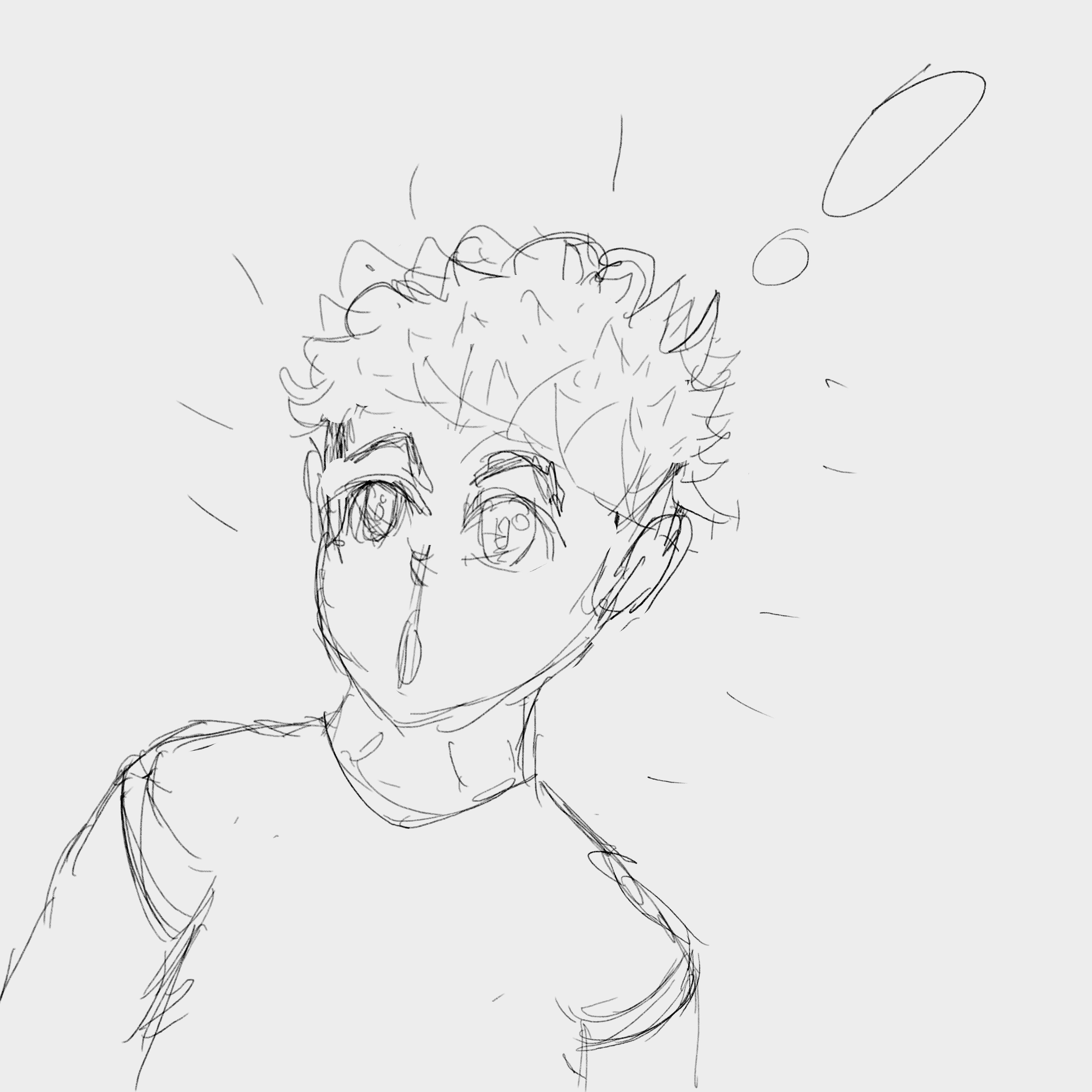 Still working on head shape and perspective, I think this is not bad