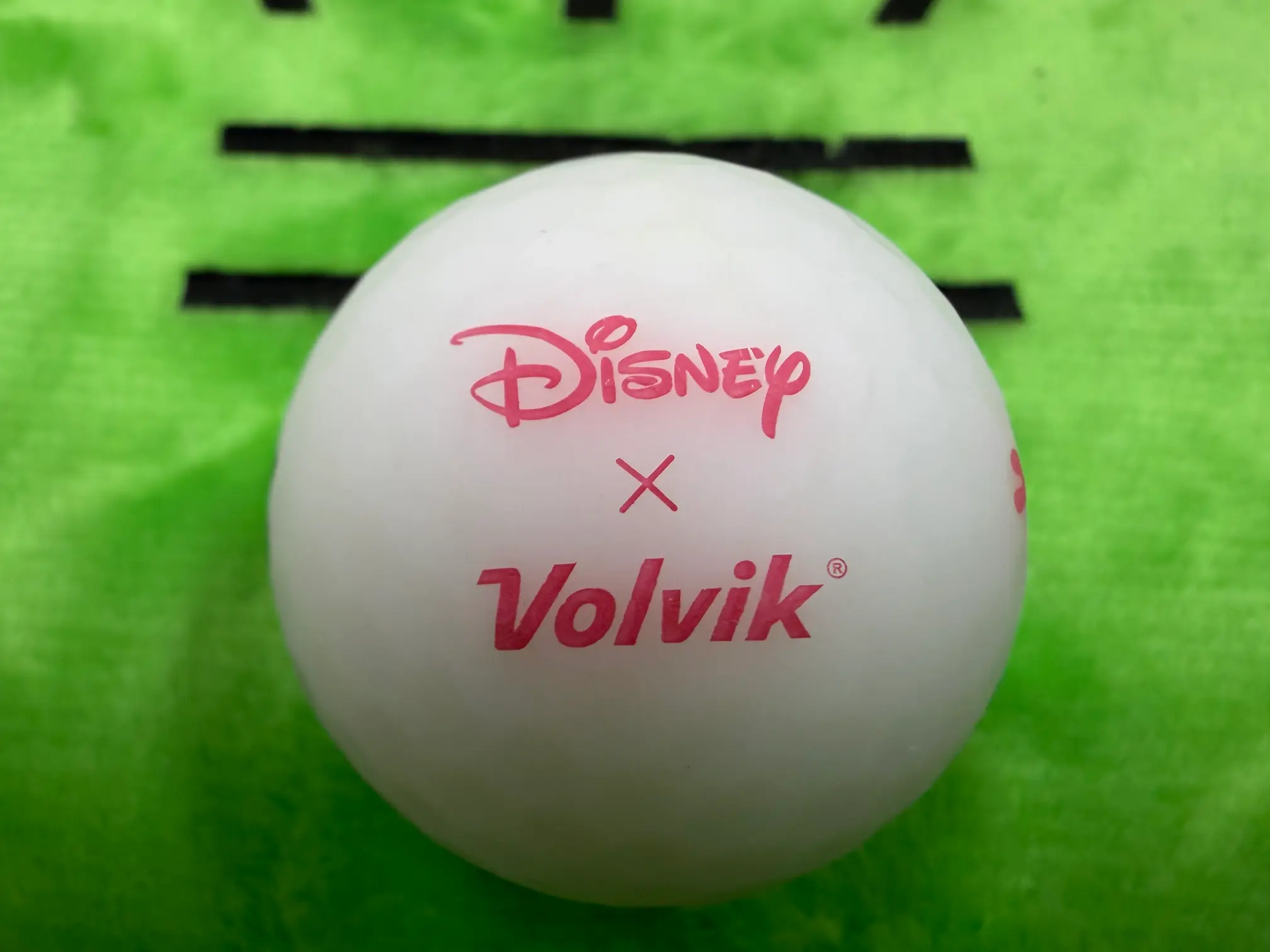 디즈니 볼빅 콜라보레이션 로고 뒷면 상세 사진