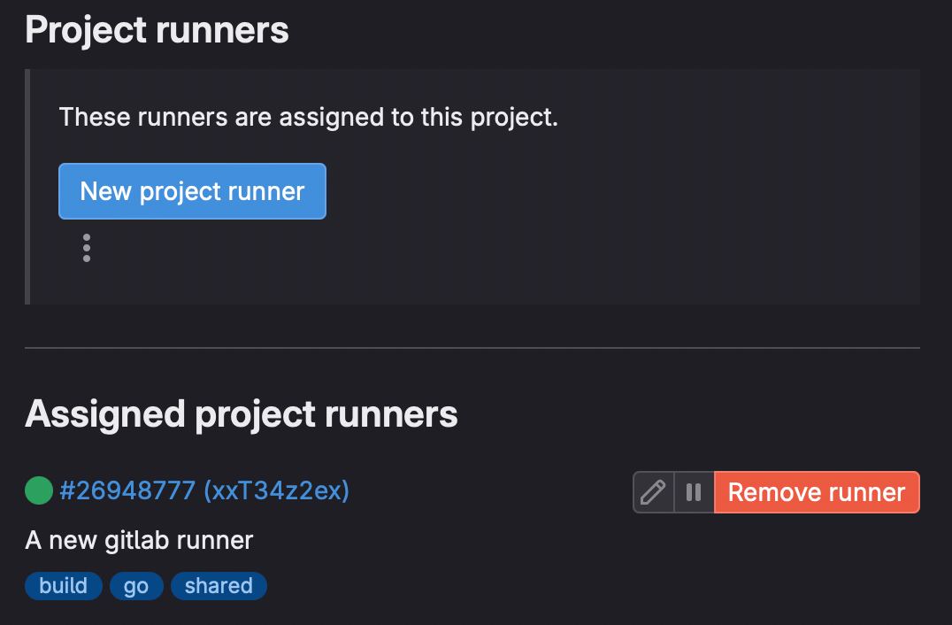 gitlab runner in web