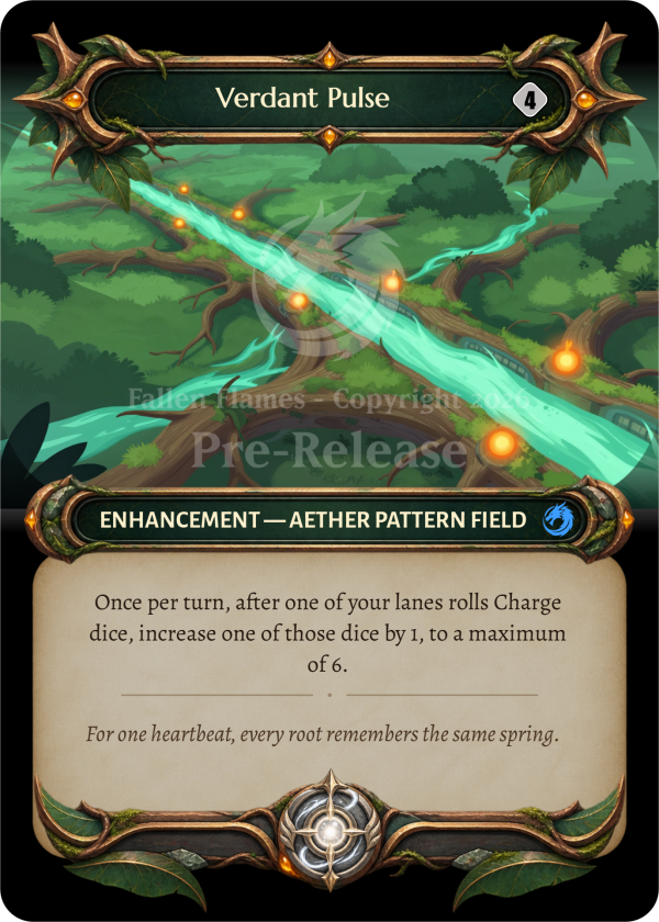Archived Verdant Pulse card from an earlier Reactor Realms build
