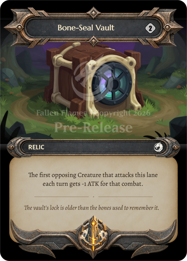Archived Bone-Seal Vault card from an earlier Reactor Realms build