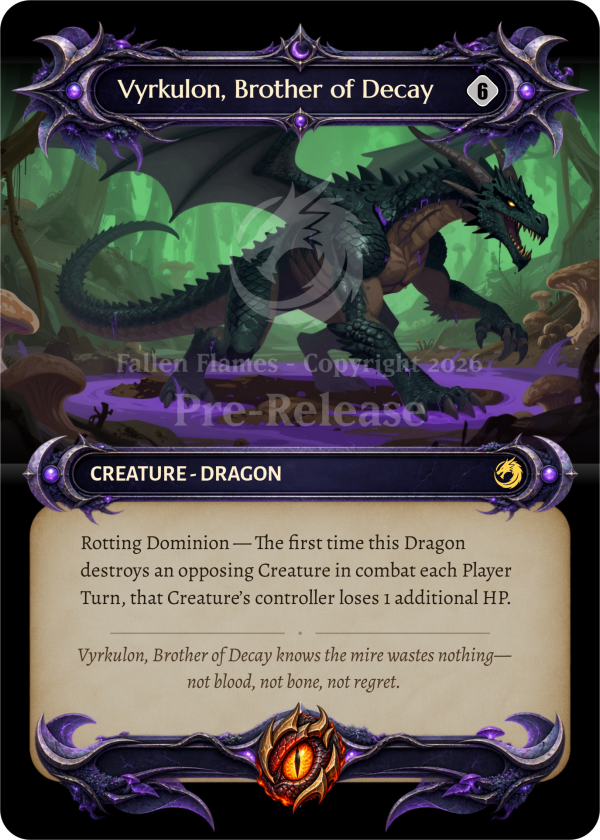 Archived Vyrkulon Brother of Decay card from an earlier Reactor Realms build