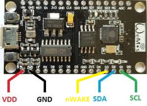 wiring ESP8266 NodeMCU