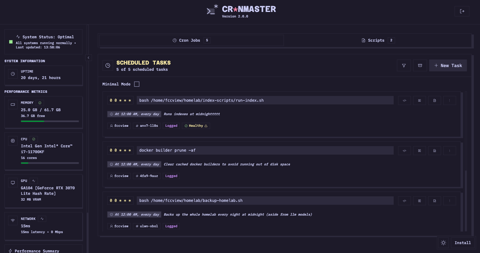 Dark Mode Desktop