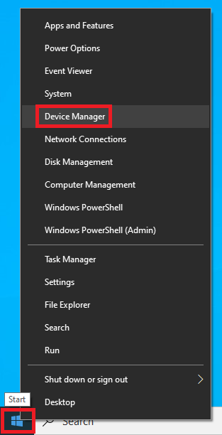 Windows Open Device Manager Page