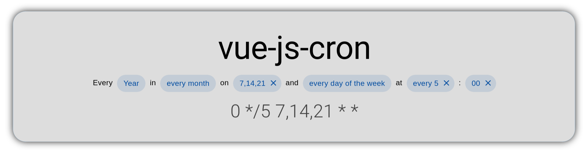 vue-js-cron Hero