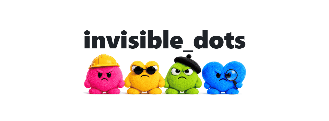 invisible_dots, an open-source, self-hosted alternative to OpenAI Dots, Meta Muse, Grok Bot, Manus Cue and Claude Cowork. An animation of what a Dot does: asked once in its chat to save a shop's invoices every month and send the total to Telegram, it works on a computer of its own (a desktop, a terminal, files and a Firefox that keeps the shop's login), writes the steps down as a skill, asks before it adds the monthly automation, and then sends the total every month; several Dots, one computer each.