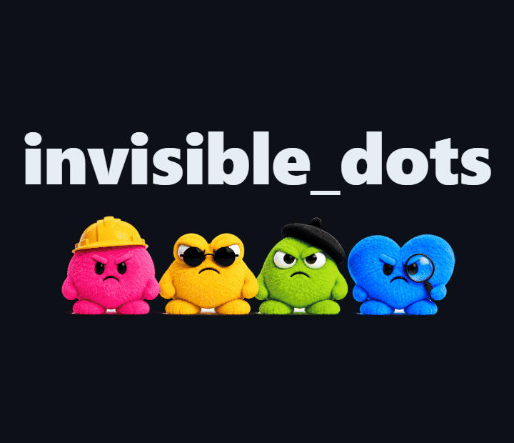 invisible_dots, an open-source, self-hosted alternative to OpenAI Dots, Meta Muse, Grok Bot, Manus Cue and Claude Cowork. An animation of what a Dot does: asked once in its chat to save a shop's invoices every month and send the total to Telegram, it works on a computer of its own (a desktop, a terminal, files and a Firefox that keeps the shop's login), writes the steps down as a skill, asks before it adds the monthly automation, and then sends the total every month; several Dots, one computer each.