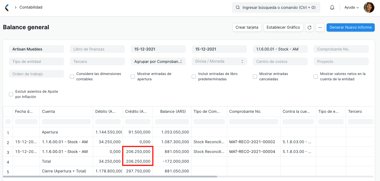 Stock Reconciliation