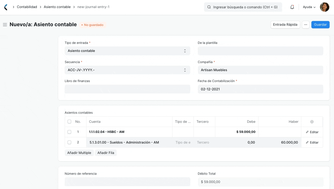 Debit Credit Not Equal